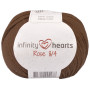 Infinity Hearts Rose 8/4 Lot 20 Pelotes Unicolore 219 Marron - 20 pces