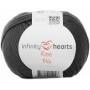 Infinity Hearts Rose Big Yarn 236 Gris anthracite