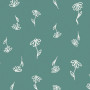 Tissu popeline de coton Fleurs 150cm 015 - 50 cm