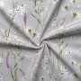 Gütermann Ring a Roses - Le plus beau tissu en coton 10-493 Gris avec fleurs 145cm - 50cm