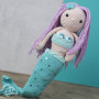 Set DIY/DIY Milou Mermaid au crochet