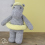 Set de bricolage/de bricolage Henny Hippo au crochet
