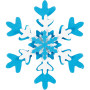 Perforatrices fantaisie, Flocons de neige, dim. 25+49+75 mm, 3 pièce/ 1 Pq.