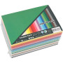 Papier Cartonné Colortime, ass. de couleurs, A6, 105x148 mm, 180 gr, 300 flles ass./ 1 Pq.