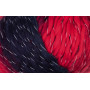 Rico Creative Glühwürmchen Reflective Yarn Print 002 Bleu/Rouge