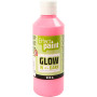 Glow in the Dark, rouge clair fluorescent, 250 ml/ 1 flacon