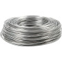 Fil d'aluminium, argent, rond, ép. 2 mm, 100 m/ 1 rouleau