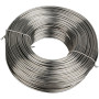Fil d'aluminium, argent, rond, ép. 2 mm, 100 m/ 1 rouleau