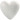 Coeurs en polystyrène, blanc, H: 8 cm, P: 4,5 cm, 50 pièce/ 1 Pq.
