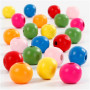 Mélange de perles en bois, ass. de couleurs, d 10 mm, diamètre intérieur 2,5-3 mm, 500 gr/ 1 sac