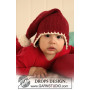 Bébé Père Noël par DROPS Desing - Patron de Chapeau Noël Bébé Tricoté Tailles 1 Mois - 4 Ans