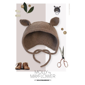 Mollys Bonnet Bambi Version Épaisse Molly by Mayflower - Modèle Tricot Bonnet taille 0-12 mois