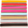 Guirlande en papier, ass. de couleurs, L: 16 cm, L: 15 mm, 2400 pièce/ 1 Pq.