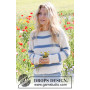 Sea Bird Sweater by DROPS Design - Patron de tricot pour chemisier taille S - XXXL