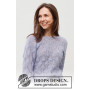 Lila Mist by DROPS Design - Patron de tricot pour chemisier taille S - XXXL
