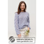 Lila Mist by DROPS Design - Patron de tricot pour chemisier taille S - XXXL