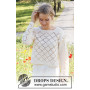 Harlequin Ruffles by DROPS Design - Patron de chemisier au crochet taille S - XXXL