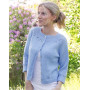 Lost in the Sky Cardigan by DROPS Design - Patron de tricot pour cardigan taille. S - XXXL
