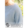 Blue Butterfly by DROPS Design - Patron de tricot pour chemisier taille S - XXXL