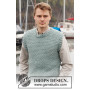 Winter Rapids Slipover by DROPS Design - Patron de gilet à tricoter taille. S-XXXL