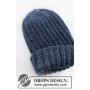 Icebound Hat by DROPS Design - Patron de tricot pour chapeau taille. S/M - L/XL