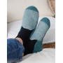 Good Morning Slippers by DROPS Design - Patron de tricot pour chaussons taille 35/37 - 44/46
