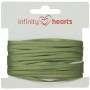 Infinity Hearts Ruban Satin Double Face 3mm 563 Vert poussiéreux - 5m