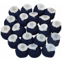 Drops Cotton Merino Lot 20 Pelotes Unicolore 08 Bleu Marine