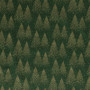 Popeline avec impression de sapins de Noël or 145cm 025 Vert - 50cm