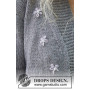 Shy Daisy Cardigan by DROPS Design - Patron de tricot pour cardigan taille. S - XXXL