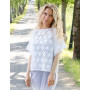 Frosted Daisies by DROPS Design - Top au crochet taille. S - XXXL