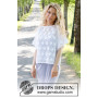 Frosted Daisies by DROPS Design - Top au crochet taille. S - XXXL