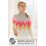 Pink Lemonade Sweater by DROPS Design - Patron de tricot pour chemisier taille S - XXXL