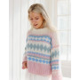 Berries and Cream Sweater by DROPS Design - Patron de tricot pour chemisier taille. XS - XXXL