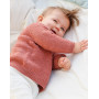 Rosy Cheeks Sweater by DROPS Design - Patron de tricot pour pull-over bébé taille 0/1 mois - 3/4 ans