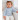 Dream in Blue by DROPS Design - Blouse pour bébé Modèle à tricoter 0/1 mois - 3/4 ans