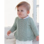 Sweet Ivy by DROPS Design - Blouse pour bébé Modèle à tricoter 0/1 mois - 5/6 ans