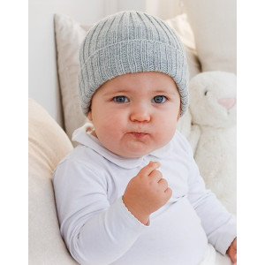 Little Pearl Hat by DROPS Design - Patron de tricot pour bonnet de bébé taille 0/1 mois - 3/4 ans