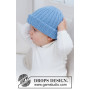 Bonnet Blue Cloud par DROPS Design - Bonnet pour bébé - patron à tricoter 0/1 mois - 3/4 ans