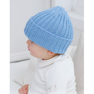 Bonnet Blue Cloud par DROPS Design - Bonnet pour bébé - patron à tricoter 0/1 mois - 3/4 ans
