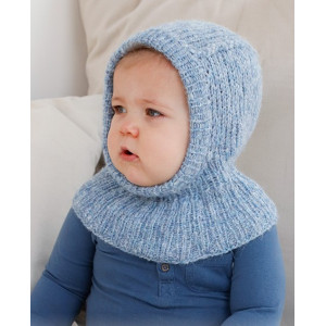 Chilly Day Balaclava by DROPS Design - Baby Balaclava Modèle de tricot 0/1 mois - 3/4 ans