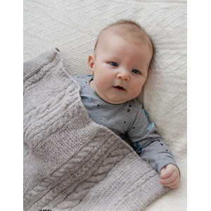 Cosy Twists by DROPS Design - Couverture pour bébé - patron de tricot 65-80 cm