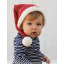 Sleepy Santa Hat by DROPS Design - Patron de tricot pour bonnet de Père Noël taille 0/1 mois -2 ans