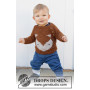 Little Fox by DROPS Design - Blouse Patron de tricot taille 1/3 mois - 7/8 ans