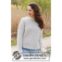 Northern Mermaid Sweater by DROPS Design - Patron de tricot pour chemisier taille. XS/S - XXXL