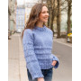 Blueberry Harvest par DROPS Design - Patron de tricot pour chemisier taille S - XXXL