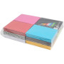 Papier cartonné coloré, ass. de couleurs, A6, 105x148 mm, 180 gr, 100 flles/ 12 Pq.