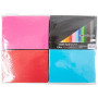 Papier cartonné coloré, ass. de couleurs, A6, 105x148 mm, 180 gr, 100 flles/ 12 Pq.