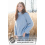 Clear Winter Sky par DROPS Design - Patron de tricot pour chemisier taille S - XXXL