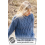Blue Diamond by DROPS Design - Patron de tricot pour chemisier taille S - XXXL